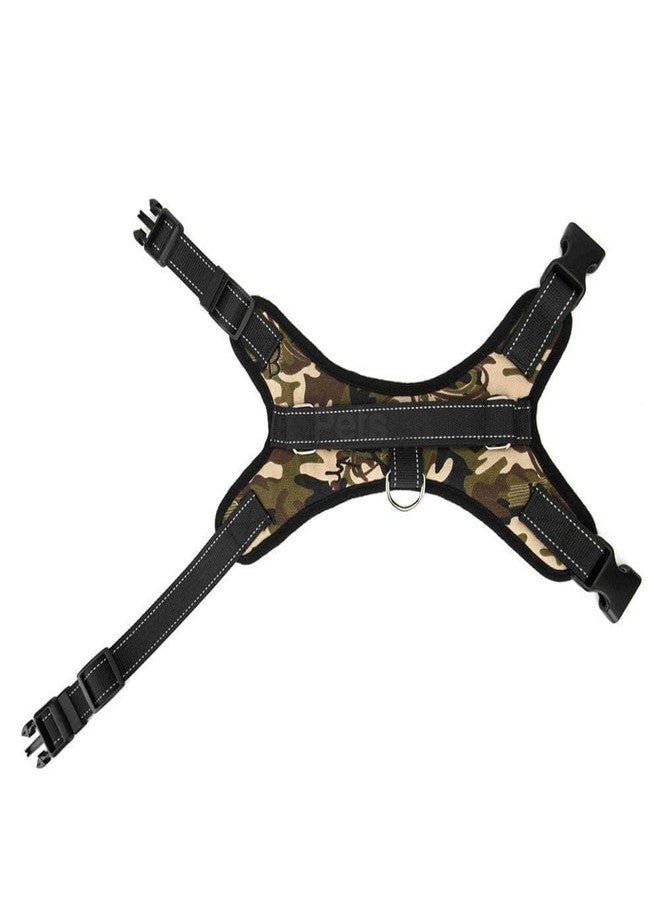 KittuPet حزام صدر للكلاب من KittuPet، حزام قابل للتعديل للكلاب الكبيرة والصغيرة والمتوسطة والقطط والأرانب وجميع سلالات الحيوانات (كبير جدًا، عسكري) - Image 5